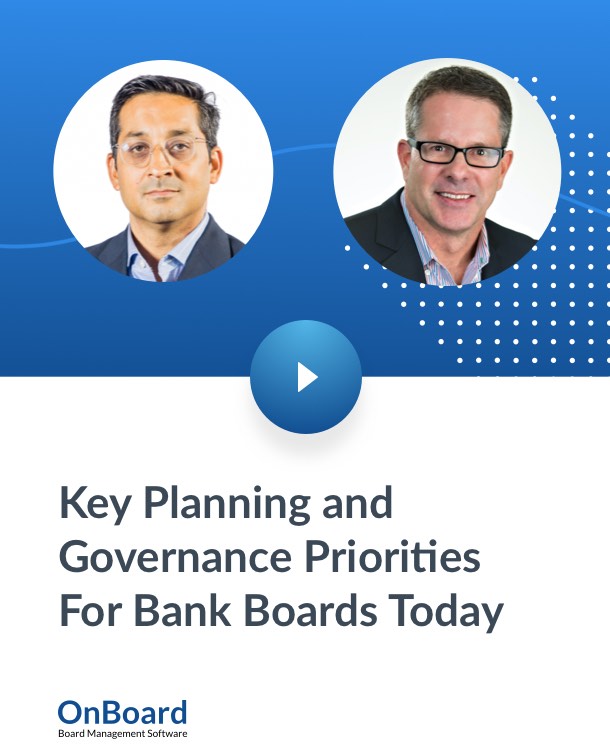 Key Planning and Governance Priorities For Bank Boards Today_Website Banner